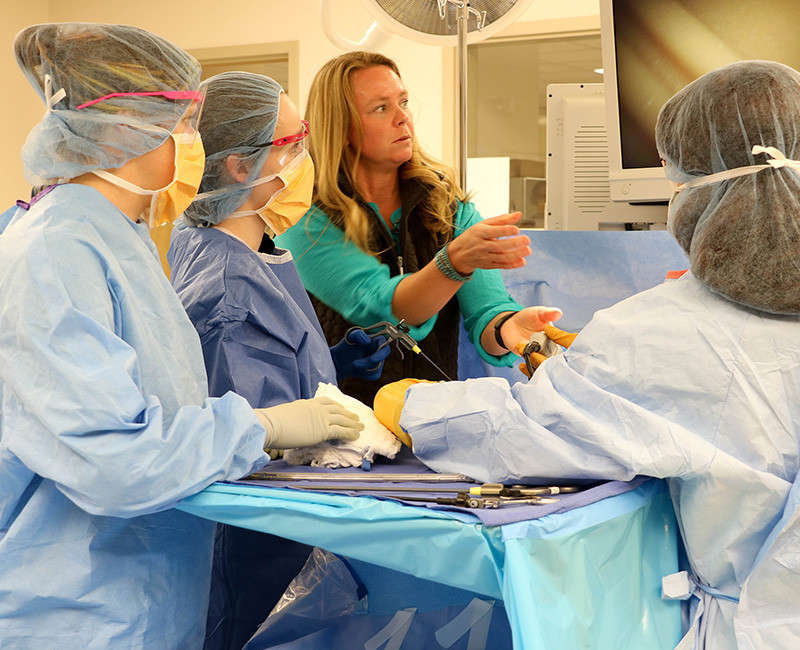 Surgical nurse training at Great Falls College