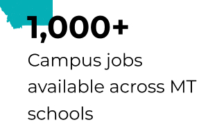 1,000+ campus jobs available across MT schools
