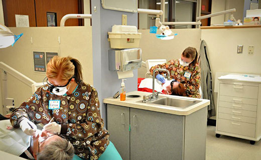 dental assistants in training