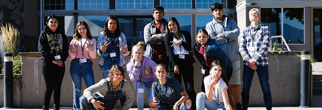 Group of Gear Up Montana Students